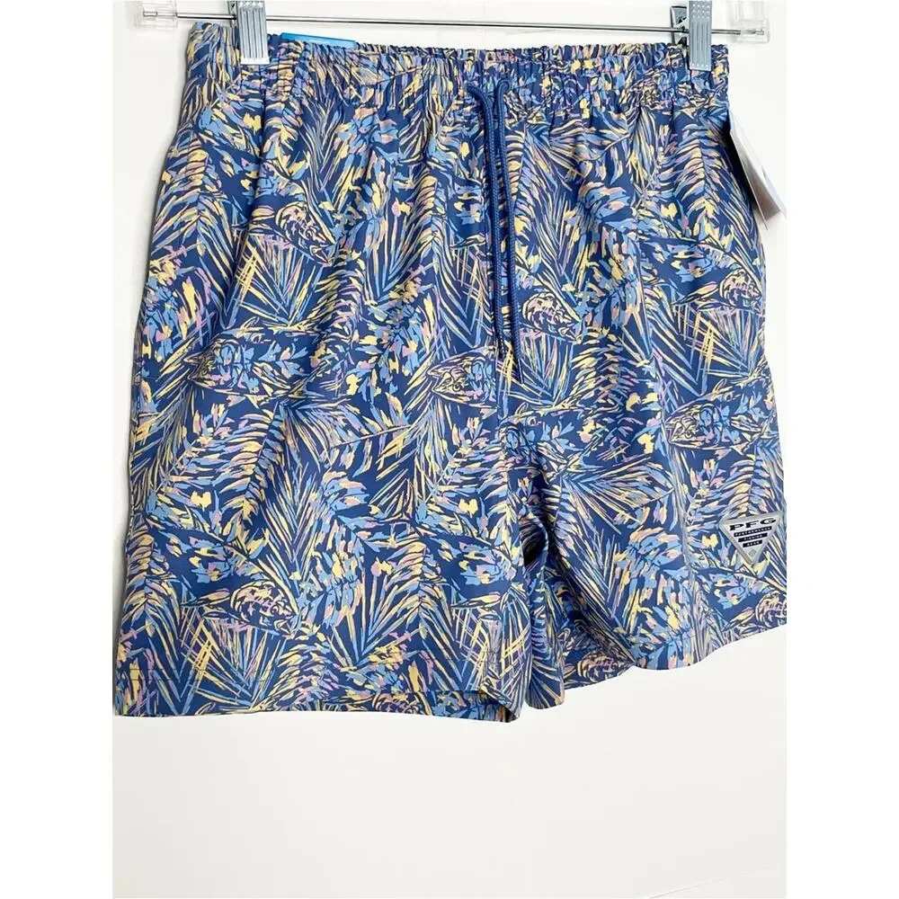Columbia Mens PFG Rambler Printed Water Short Size Small